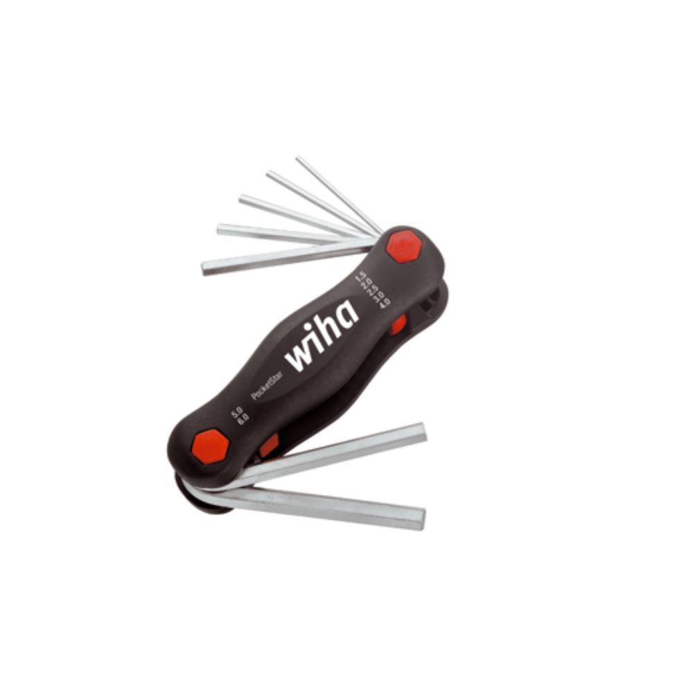 Wiha Pocketstar 7 Piece Hexagon Allen Key Set 1.5mm - 6mm