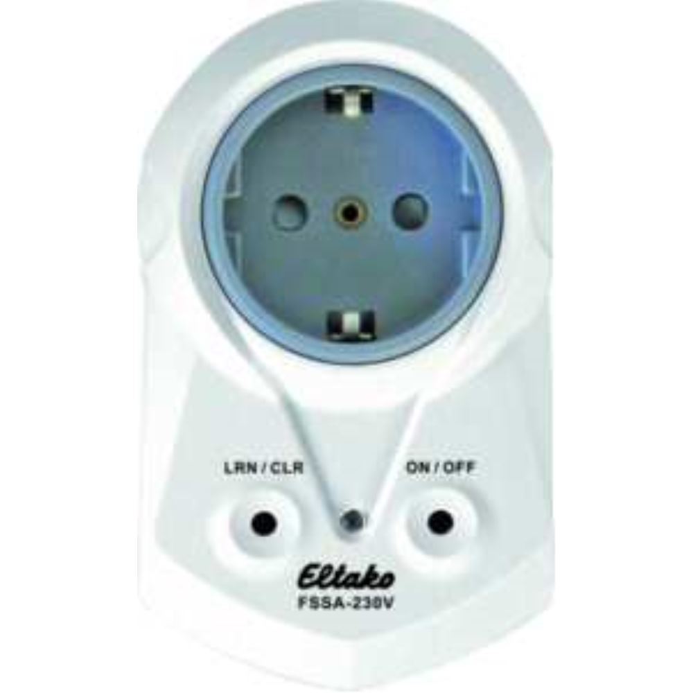 Eltako 30100001 FSSA-230V Wireless Socket Adapter Max 2000W Range 30m