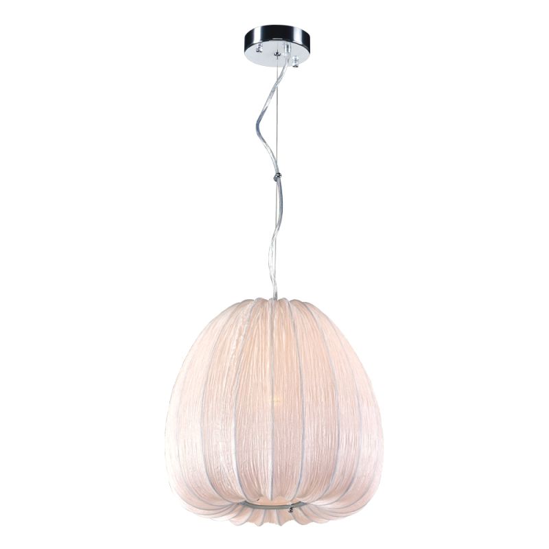 PLC Lighting 73003IVORY126GU24 Dente Single Light 14 Wide Energy Efficient Pend Ivory