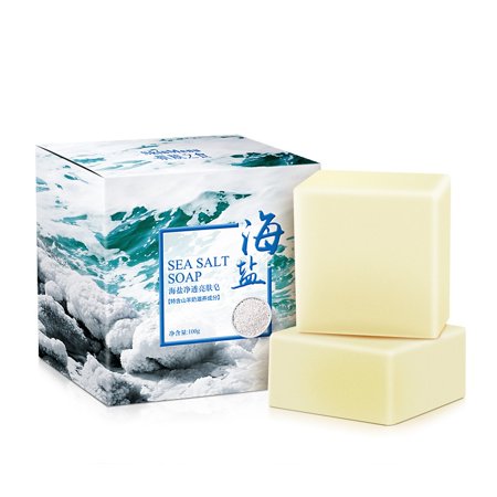 Natural Bar Soap Quickly Remove Mites Repair Nourish Skin Gentle Cleansing Bar for Dry/Sensitive Skin Moisturizing Body Wash Soap Bar Rich in Sea Sea 