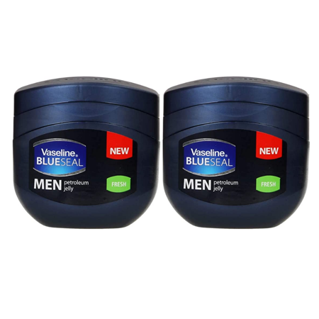 Vaseline Gentle Protective Petroleum Men Fresh Helps to Moisturize Dry Skin  Leaving It Feeling Fresh  Hydrated and Protected. 3.4 Oz / 100 ML (Pack o