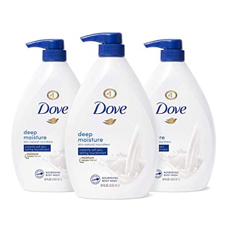 Dove Body Wash with Pump with Skin Natural Nourishers for Instantly Soft Skin and Lasting Nourishment Deep Moisture Cleanser That Effectively Washes A