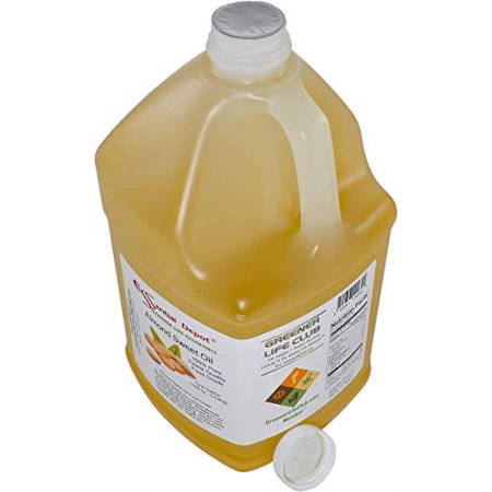 Almond Sweet Oil - 1 Gallon - 128 Oz - Safety Sealed HDPE Container with Resealable Cap - 100% Pure and Natural for Hair  Skin  Massage and Cooking