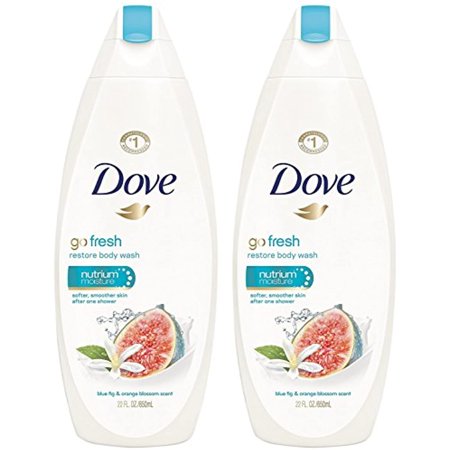 Dove Go Fresh Restore Body Wash  22 Oz (Pack of 2)