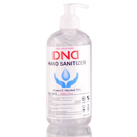 16 Oz   Daisy DND Hand Sanitizer with Vitamin E  Daisy Hair Scalp - Pack of 2 W/ Sleek Teasing Comb