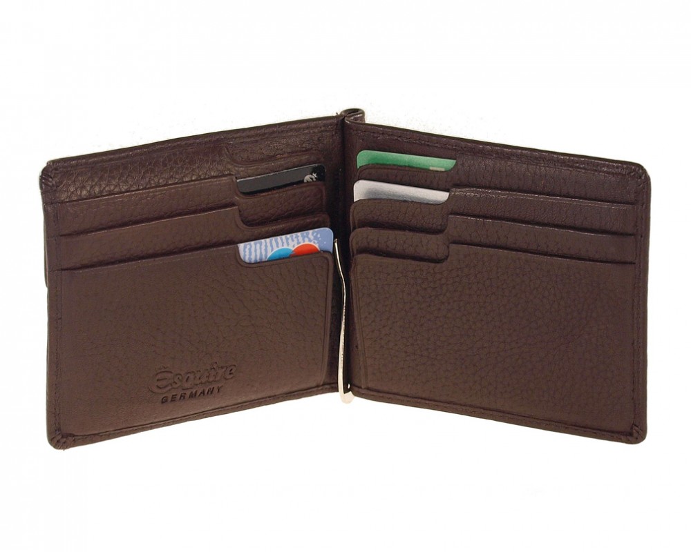 Esquire Dollarclip Sportivo 2564-58 Braun, Geldbeutel