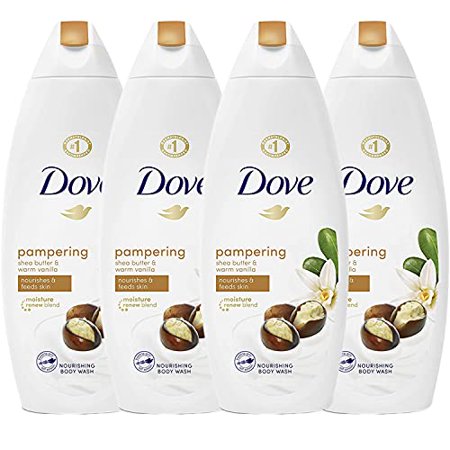 Dove Pampering Body Wash with Shea Butter Skin Natural Moisturizers  25.3 Ounce 4)