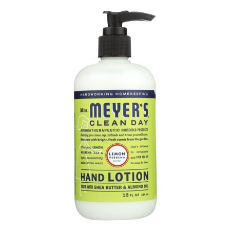 Mrs. Meyer S Clean Day - Hand Lotion - Lemon Verbena - Case of 6 - 12 Fl Oz