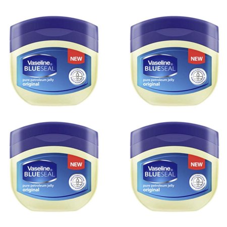 Vaseline Blueseal Pure Petroleum Jelly  Original - 3.38 Oz(100 Ml) X 4 Pack