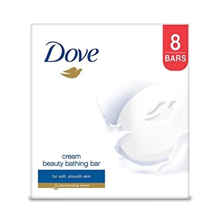 Dove Cream Beauty Bathing Bar 100 G (Combo Pack of 8) with Moisturising Cream for Softer  Glowing Skin Body - Nourishes Dry Skin More Than Bar Soap