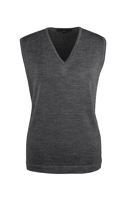 Greiff Corporate Wear Strick Damen Pullunder Regular Fit Anthrazit Modell 6051