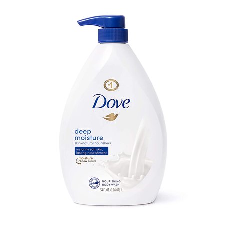 Dove Body Wash with Pump with Skin Natural Nourishers for Instantly Soft Skin and Lasting Nourishment Deep Moisture Cleanser That Effectively Washes A