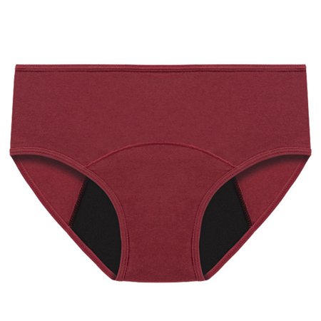 Women Briefs Menstrual Period Panties Full Coverage Briefs，Stretch Briefs Solid Color Nusing Underpants Maternity Panties