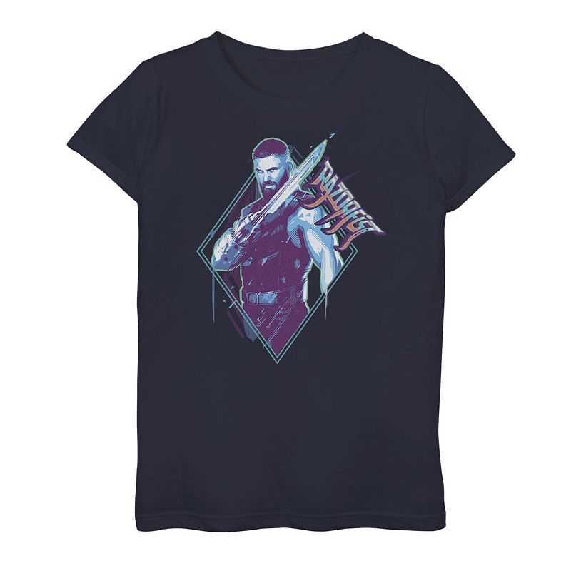 Girls 7-16 Marvel Shang-Chi Razorfist Badge Graphic Tee, Girl's,