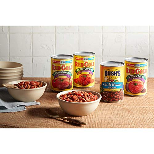 Red Gold and Bush S Beans Perfect Chili Meal Kit  Just Add Meat  30 Minute Meal  4-Pack of Chili Ready Cans  60.5 Ounces Total thumbnail