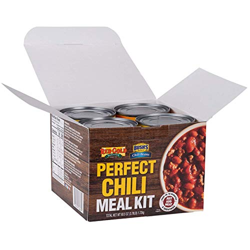 Red Gold and Bush S Beans Perfect Chili Meal Kit  Just Add Meat  30 Minute Meal  4-Pack of Chili Ready Cans  60.5 Ounces Total thumbnail