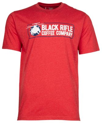 Black Rifle Coffee Company Gunrise Graphic Short-Sleeve T-Shirt for Men - Heather Red - XL
