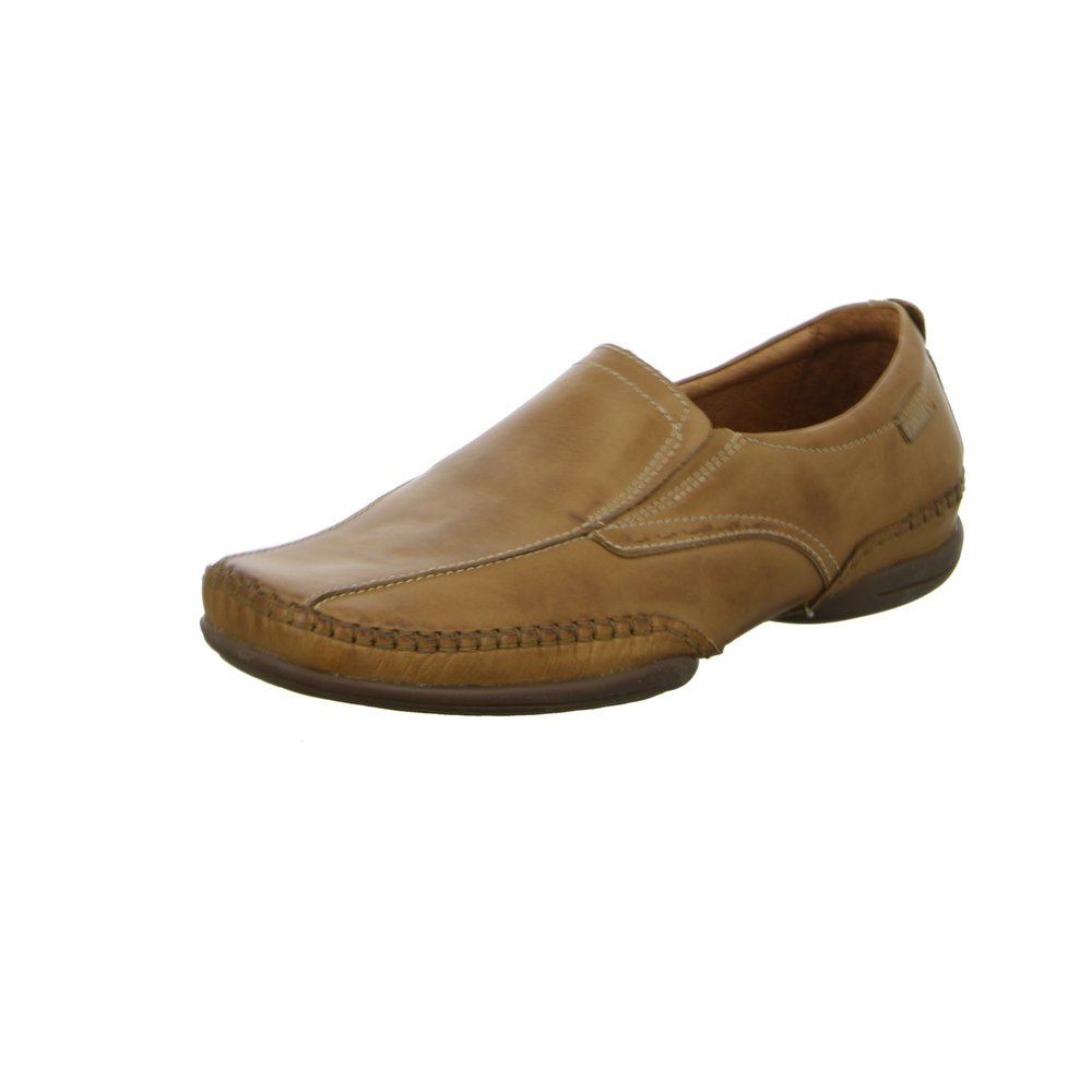Pikolinos Puerto Rico 03A-6222 Leather Men's Loafers Shoes - Brandy - Size:UK 9.5-10