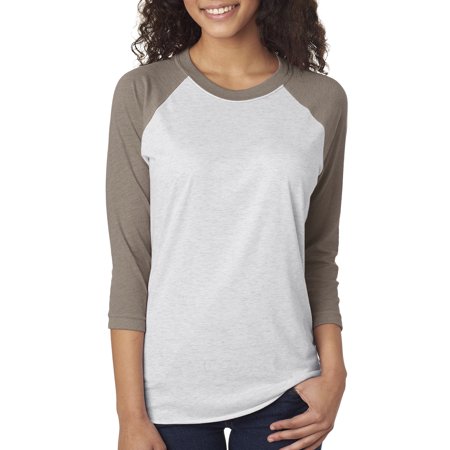 Next Level Active Apparel Unisex Tri-Blend 3/4-Sleeve Raglan - 6051
