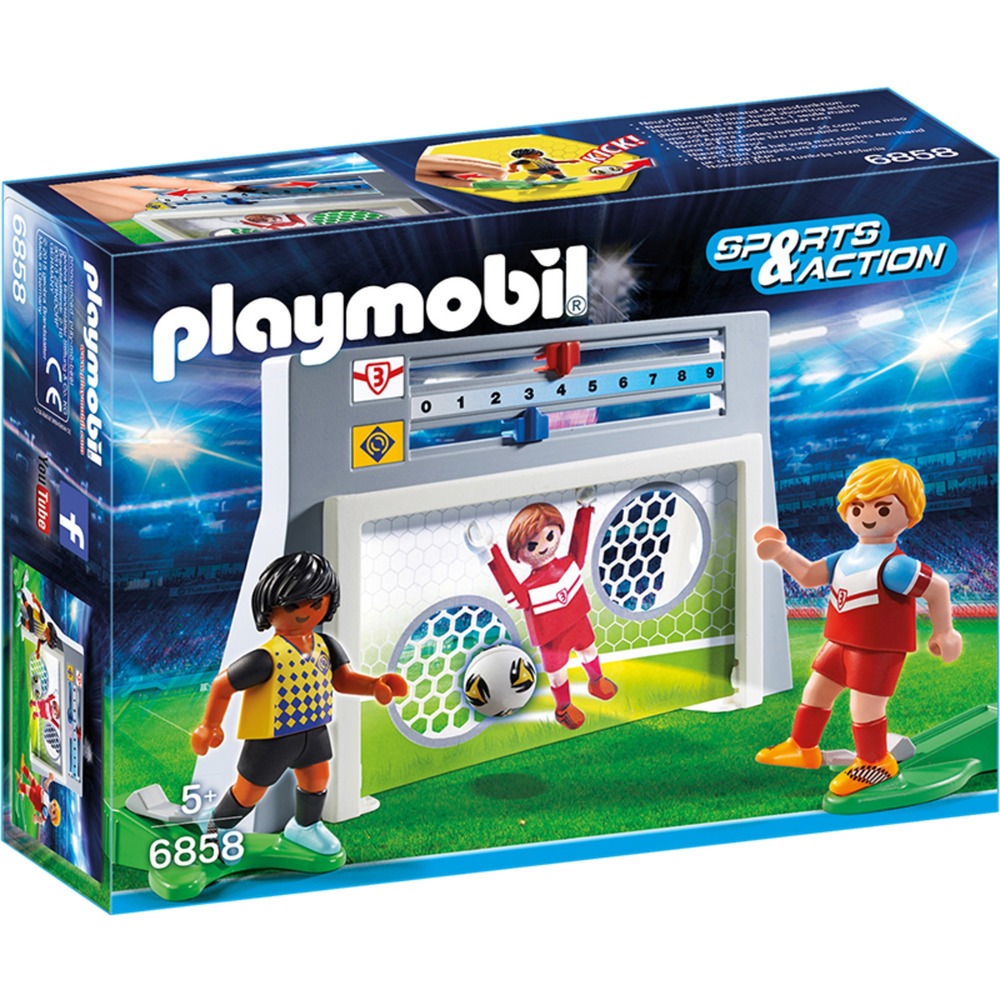 Playmobil Cage De Tir Au but Avec Footballeurs (6858)