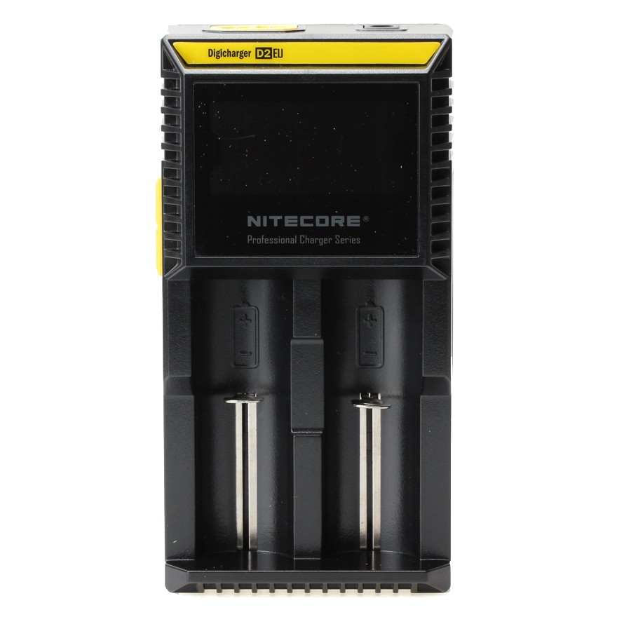 UK Nitecore D2 EU Dual Digital 18650 26650 20700 Vape Battery Charger