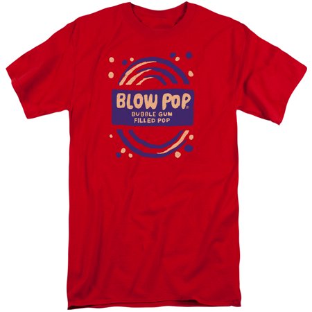 Tootsie Roll Blow Pop Rough S/S Adult Tall Red