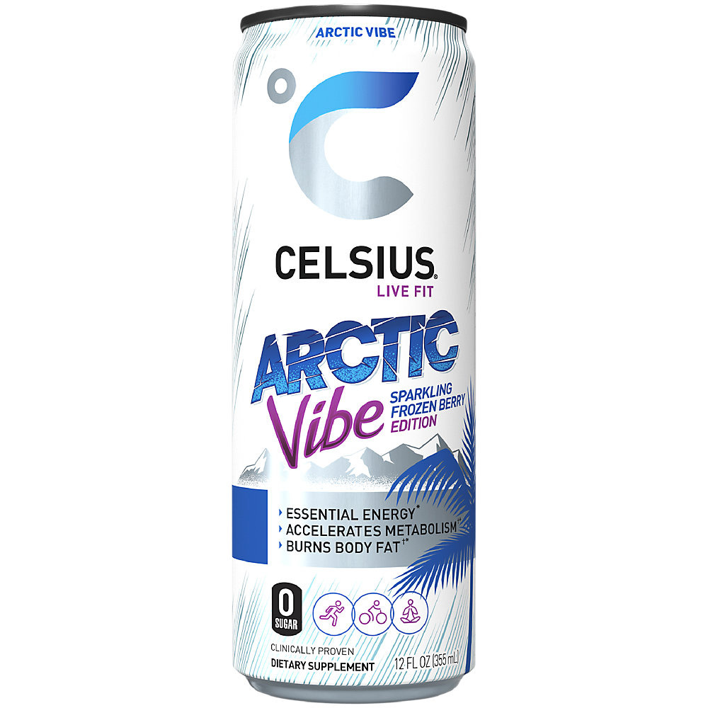 Celsius, Arctic Vibe Energy Drink, 12 Oz | CVS
