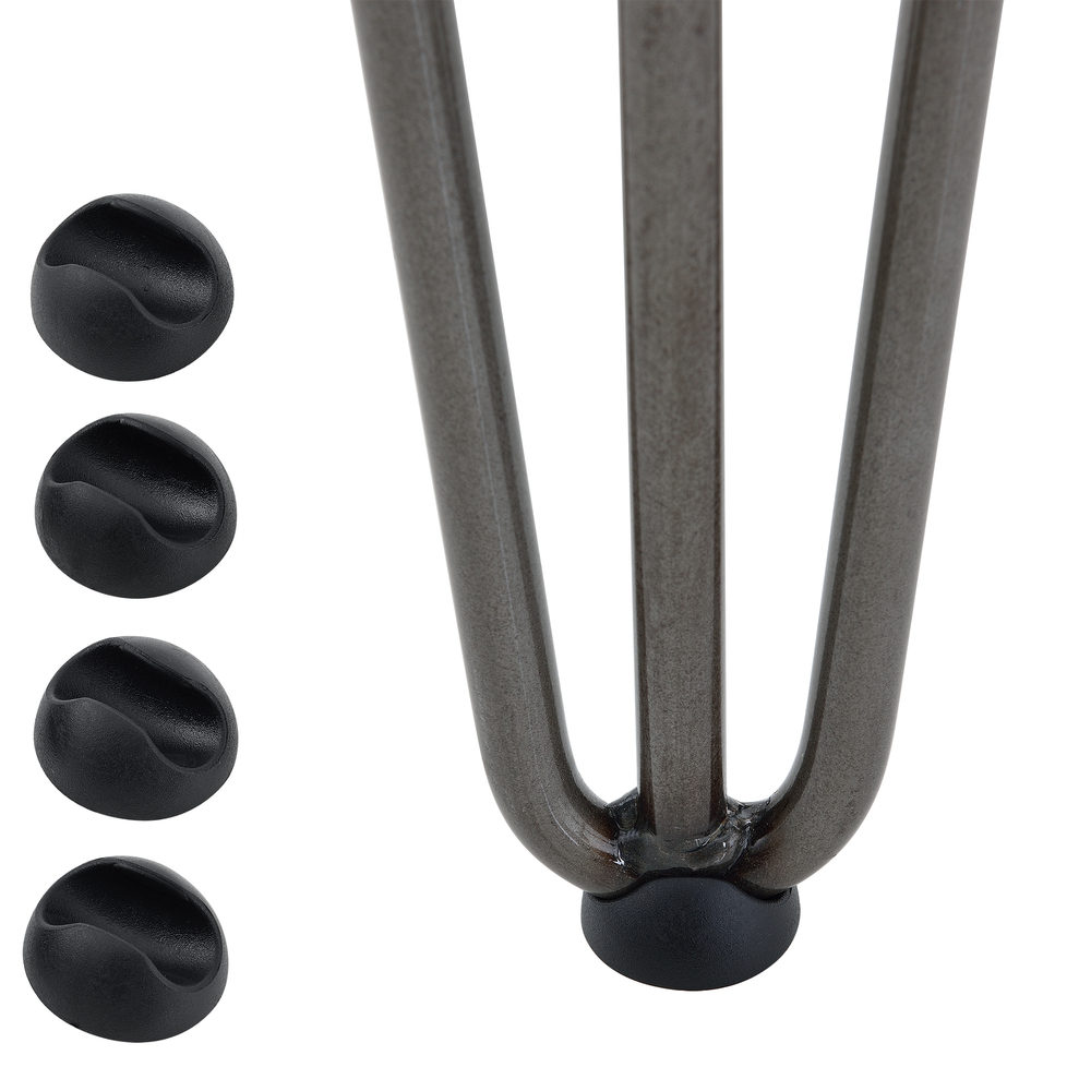 [en. Casa]® Hairpin Leg Tischbein Im 4er Set Aus Stahl - 72 Cm - 3 Streben