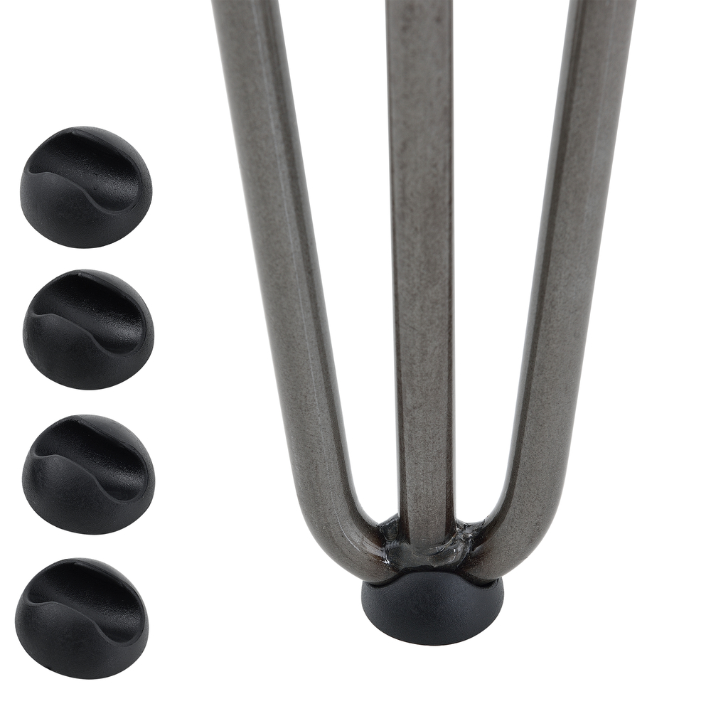 [en. Casa]® Hairpin Leg Tischbein Im 4er Set Aus Stahl - 40 Cm - 3 Streben