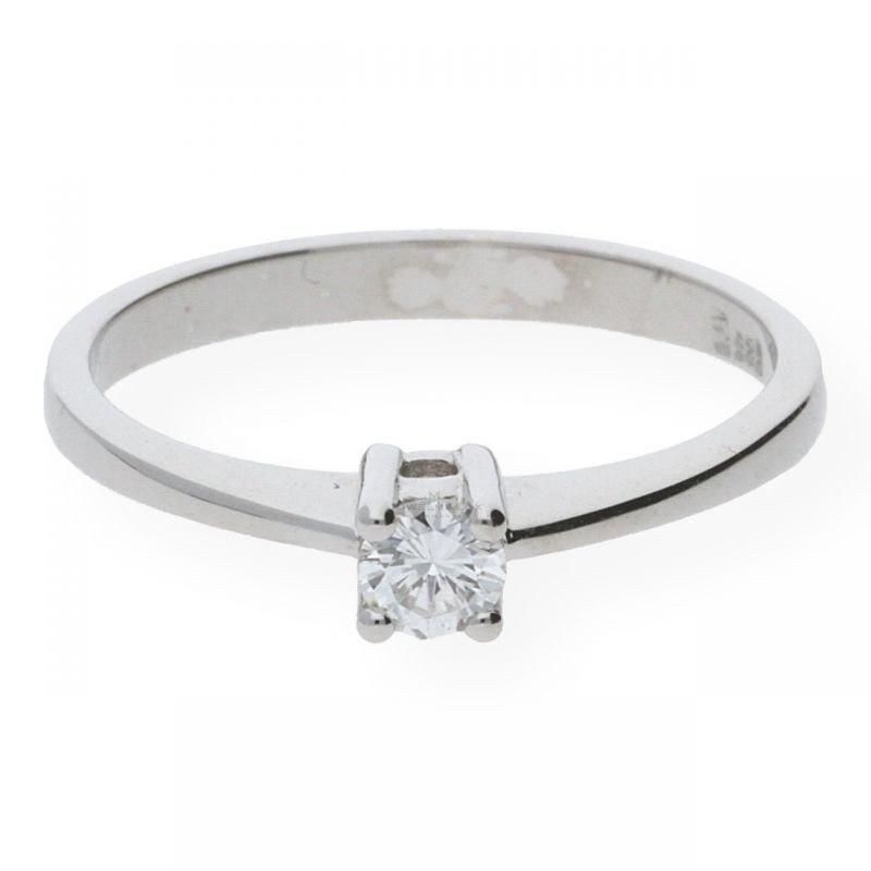 JuwelmaLux Ring WeiBgold 585/000 Mit Brillant 0,26 Carat Jl30-07-0049: 57
