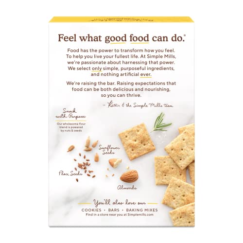 Simple Mills, Almond Flour Crackers Family Size Rosemary Sea Salt, 7 Oz (Case of 6) thumbnail