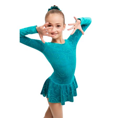 Mondor Born to Skate Glitter Figure Skating Dress 2723 - Inka (Size 12-14)