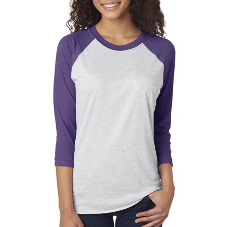 Next Level Active Apparel Unisex Tri-Blend 3/4-Sleeve Raglan - 6051