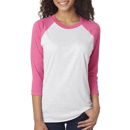 Next Level Active Apparel Unisex Tri-Blend 3/4-Sleeve Raglan - 6051