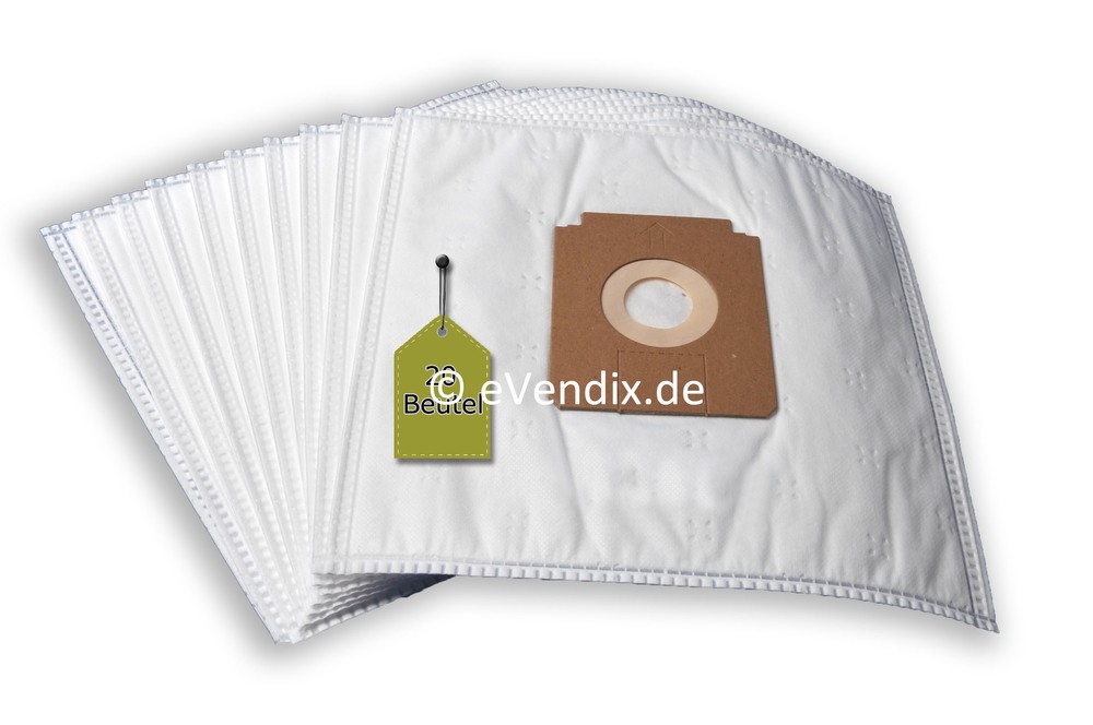 Staubsaugerbeutel Passend Für LG Electronics V - C 3460, 20 Staubbeutel + 4 Mikro-Filter + 4 Motor-F