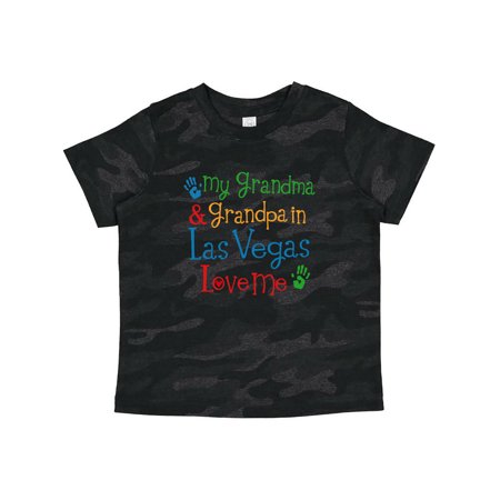 Inktastic Grandma and Grandpa in Las Vegas Love Me Gift Baby Boy or Baby Girl T-Shirt