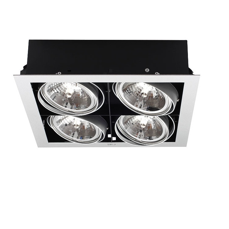 Kanlux Decken-Einbau-Downlight - 4-flammig - Quadratische Form 33,5cm X 33,5cm 33,50 Cm, 33,50 Cm 49