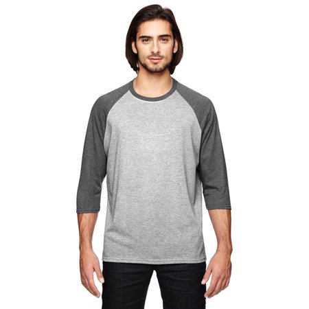 Anvil an 6755 Triblnd 3/4 Raglan Tee