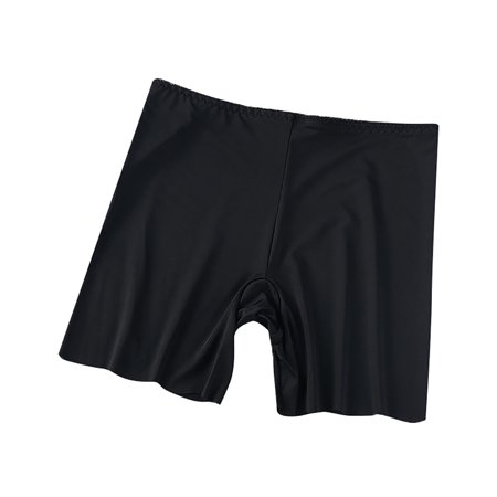 Roliyen Women Leggings Pants Casual Solid Stretchy Underwear Shorts Seamless Safety