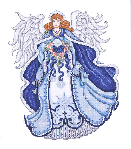 Angel of the Snow Cross Stitch Kit