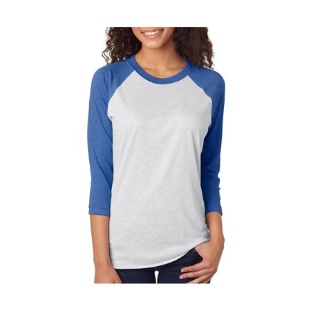 Next Level Active Apparel Unisex Tri-Blend 3/4-Sleeve Raglan - 6051