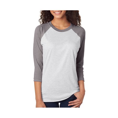 Next Level Active Apparel Unisex Tri-Blend 3/4-Sleeve Raglan - 6051