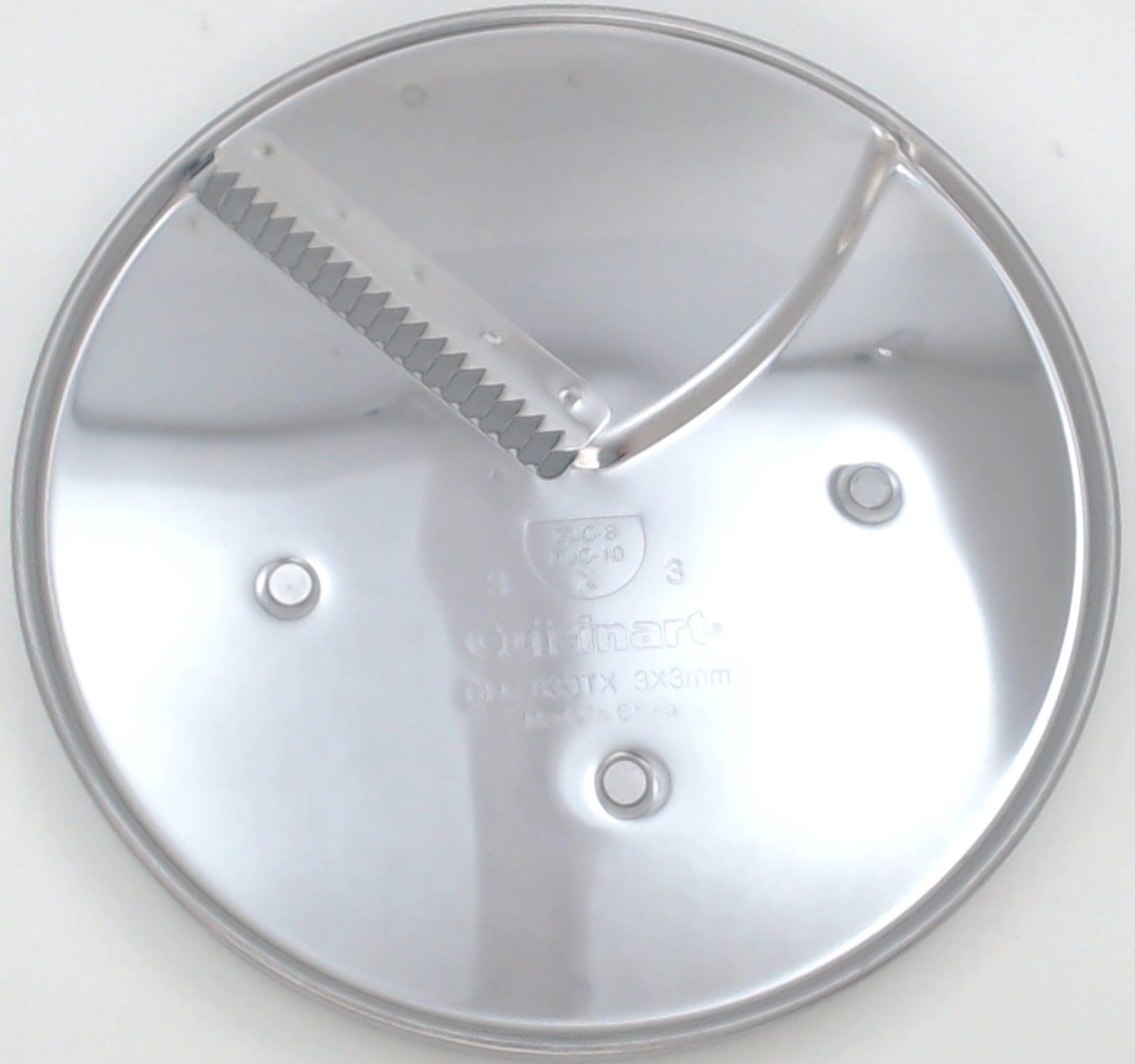 Cuisinart Food Processor 3x3mm Med Square Julienne Disc  11 & 7-Cup  DLC-833TX-1
