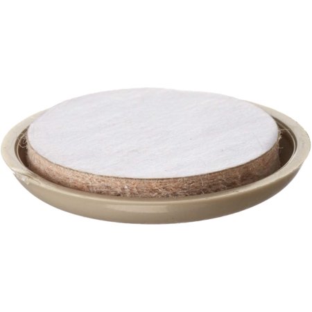 3943 1-1/2-Inch Adhesive  Round  Slide Glide Furniture Sliders  4-Pack