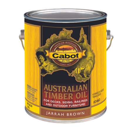 1pk Cabot 3460 Oil Australian Timber Jarrah Brown Gallon