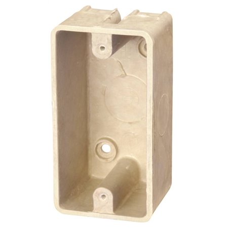 Allied Moulded FiberglassBOX 9318 Electrical Box  Rectangular  Thermoset Fiberglass  Beige/Tan