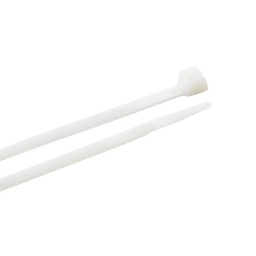 Heavy-Duty Cable Ties, 8 Inch, 120 Lbs Tension, Natural - 100 per Pack