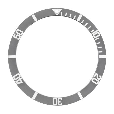 Bezel Insert Faded Fat Number for Rolex Submariner 1665 5508 5513 1680 9401 Gray