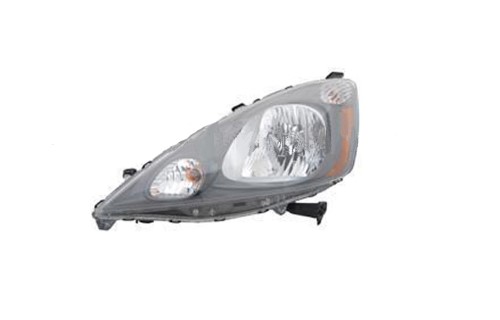 Replacement TYC 20-9022-90-1,20-9021-90-1 Pair Headlight for 09-10 Honda Fit