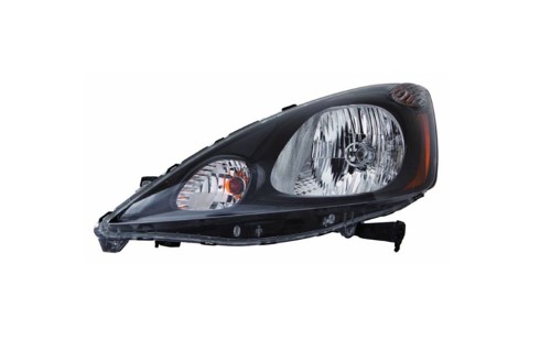 Replacement TYC 20-9022-80-1,20-9021-80-1 Pair Side Headlight for 2012 Honda Fit